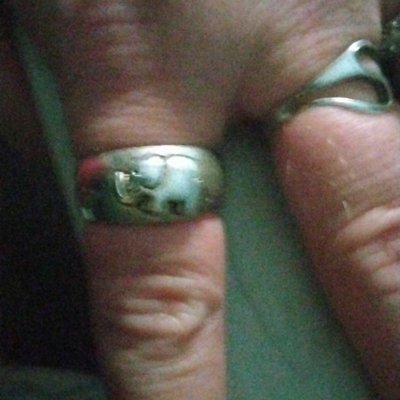 Sterling silver elephant ring - Picture 3 of 4